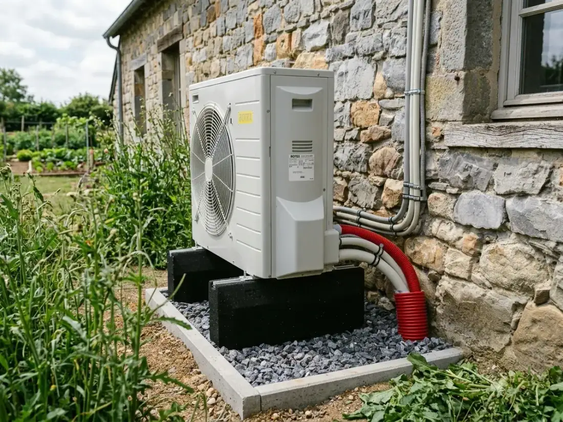Installation de pompe à chaleur à Périgny