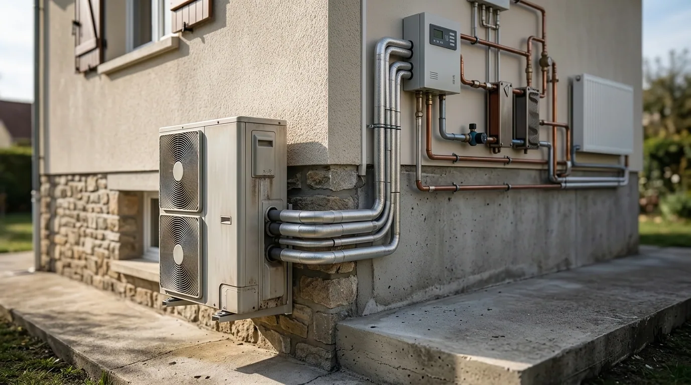 Pompe à chaleur air-eau à Périgny